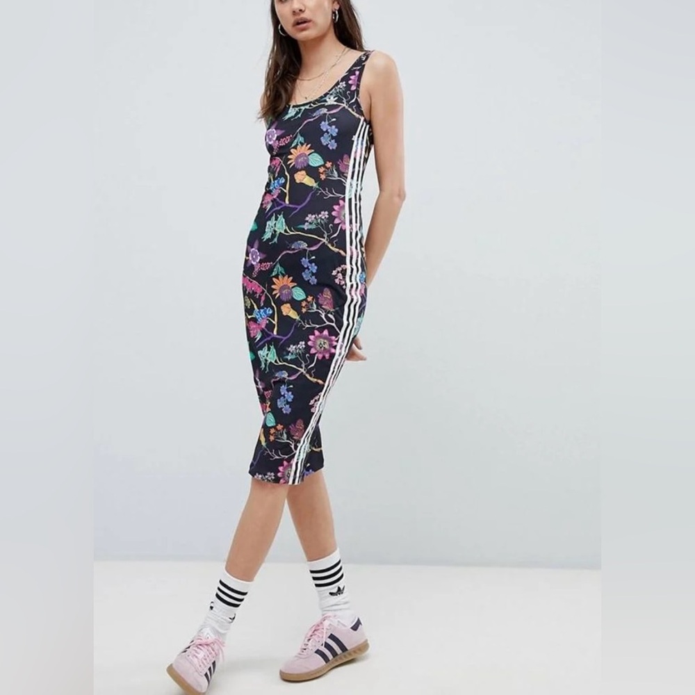 ADIDAS Originals Floral Print Dress